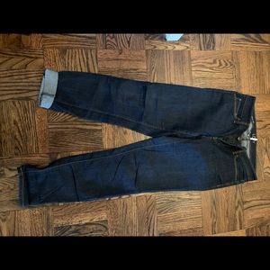 Loft curvy skinny ankle jeans 2